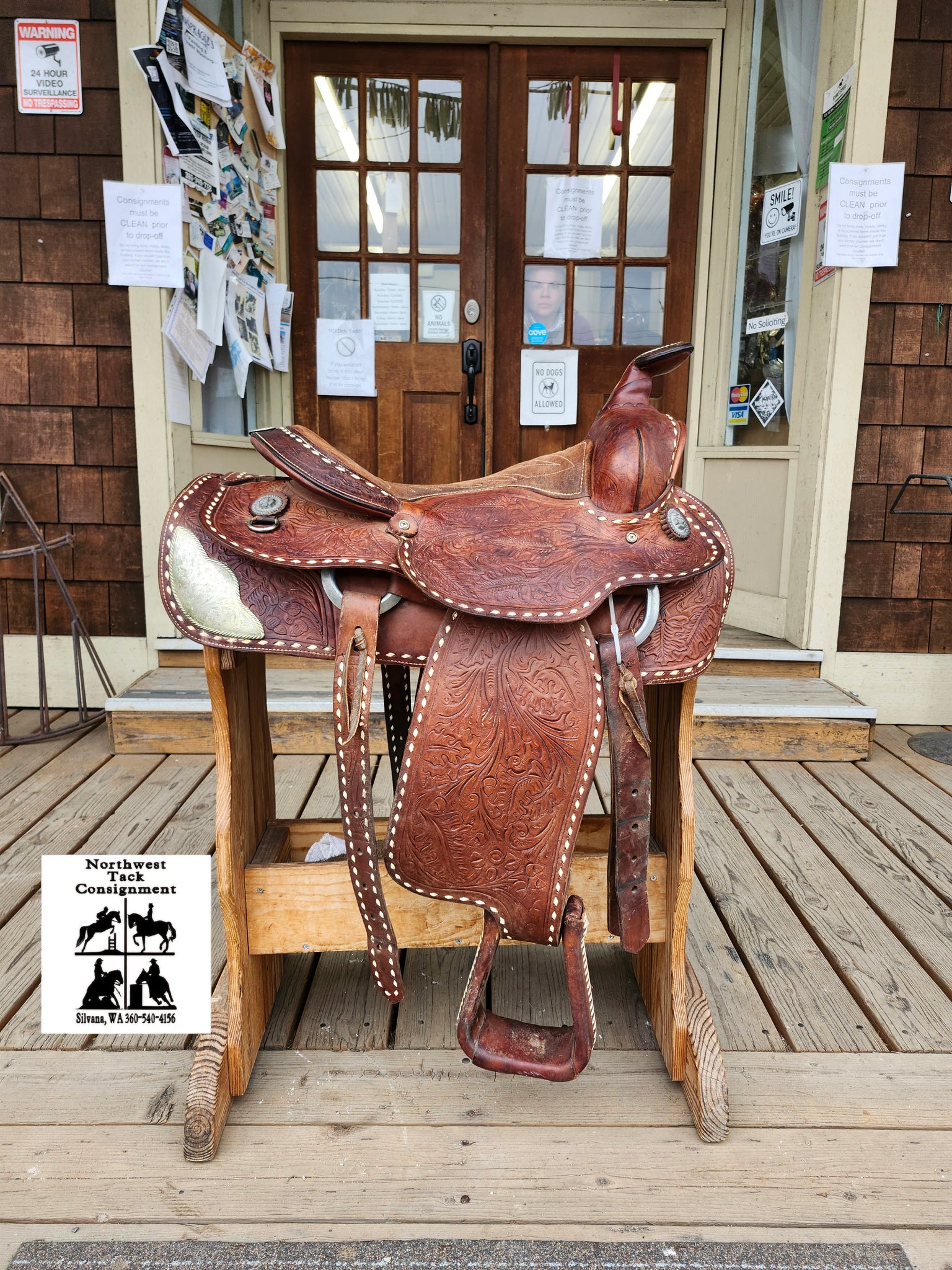 15.5" Vintage Action Company Show Saddle