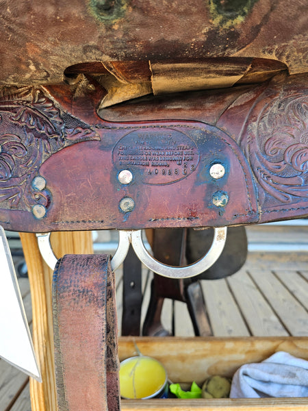 15" Circle Y Western Equitation Saddle