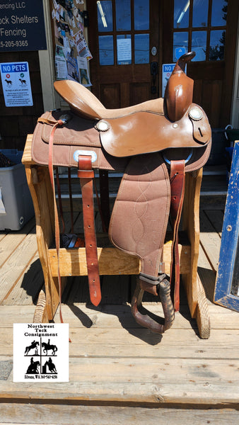 14" King Series Krypton All Around Western Saddle
