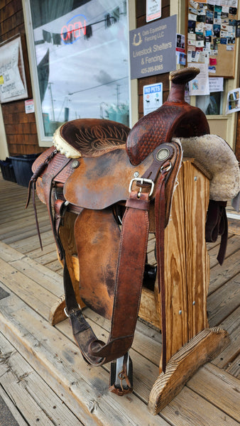 15.5" Billy Cook Roping Saddle