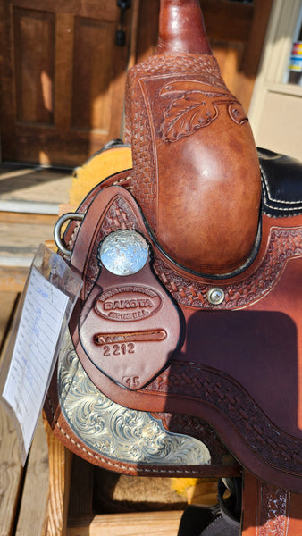 15" Dakota Saddlery All Around Western Saddle