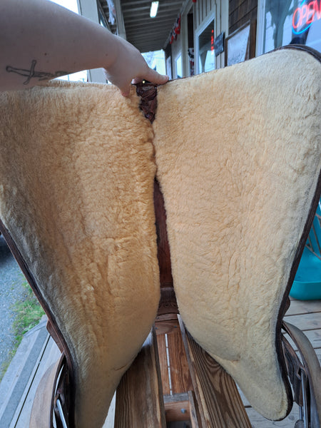 15" Silver Mesa Rough Out Work Saddle