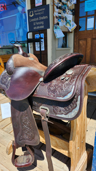 16" Circle Y Richard Shrake Resistance Free Western Equitaiton Show Saddle