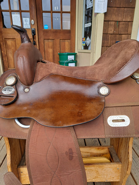 16" King Synthetic Western Saddle