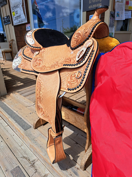 17" Dale Chavez Western Equitation Show Saddle