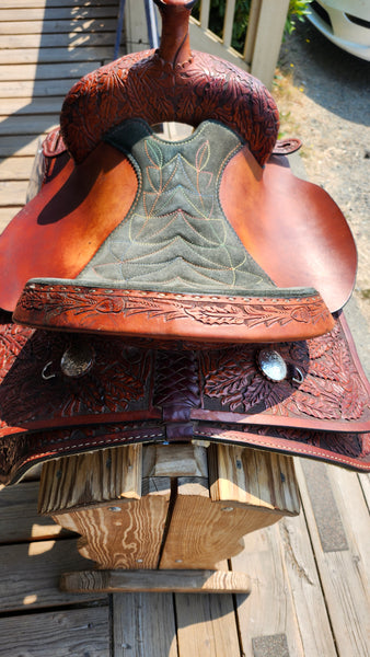 14" Tex Tan Pro Only Barrel Saddle