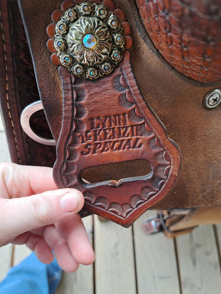 13" Double J Lynn Mckenzie Special Barrel Saddle