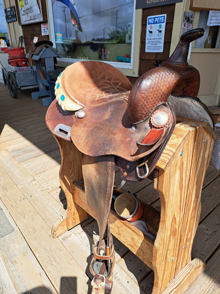 14" Courts Saddle Co Barrel Saddle