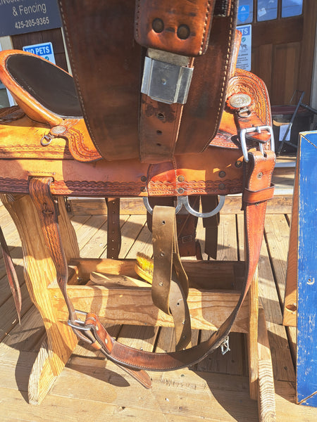 16" Circle Y Flex-Lite Durango Mule Trail Saddle