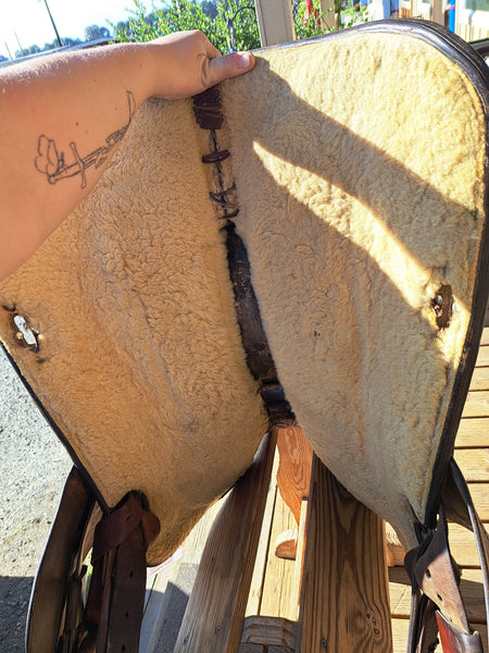 15" Champion Turf Western Equitation Show Saddle