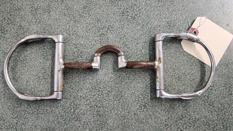 Myler D ring correction bit with sweet iron