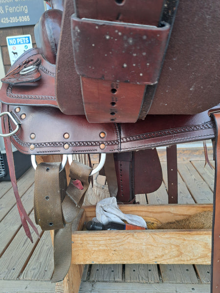 17" Circle Y Draft Horse Western Saddle