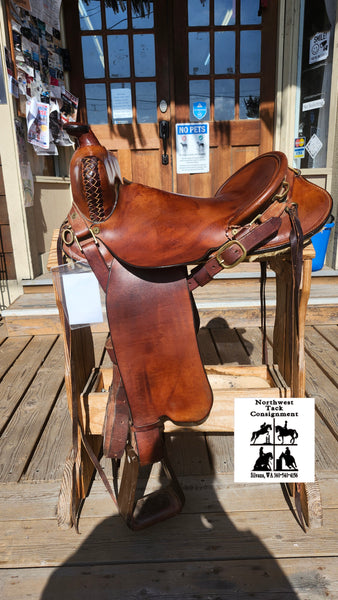 15.5" Fred Hook Western Trail Saddle