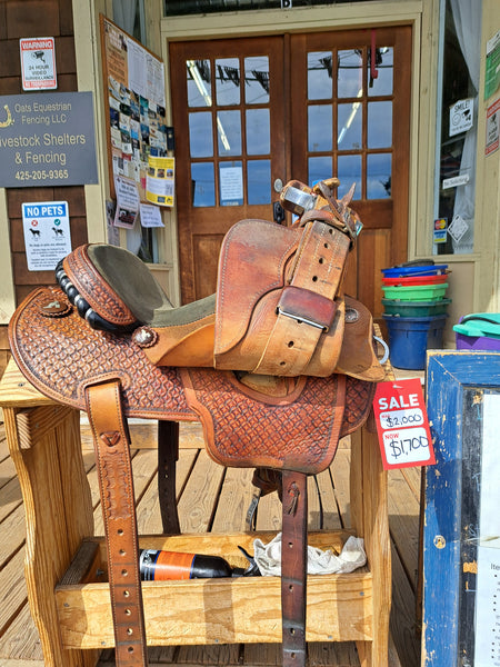 13" Three Forks Merril Barrel Saddle