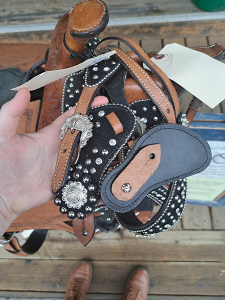 16" Silver Royal Barrel Saddle Package