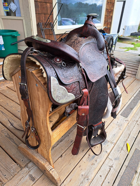15" Hereford Tex Tan Western Pleasure Saddle