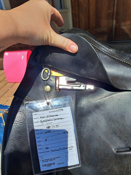 17.5" Karl Niedersuss Symphonie Dressage Saddle