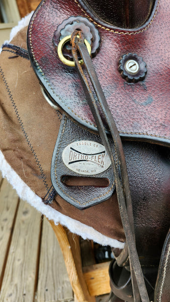 16" Ortho-Flex Baron Western Saddle