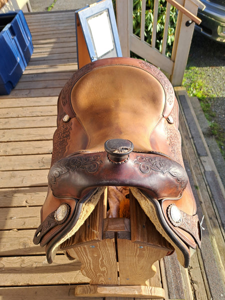 16" Don Leson Reinmaker Reining Saddle