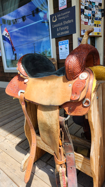16" SRS Barrel Racing Saddle