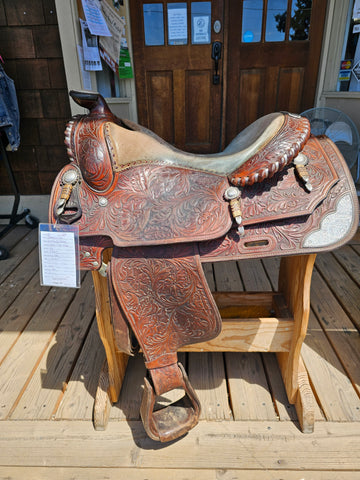 16" Champion Turf Western Equitation Saddle