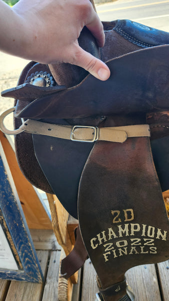14.5" Double J Pozzi Wide Barrel Saddle