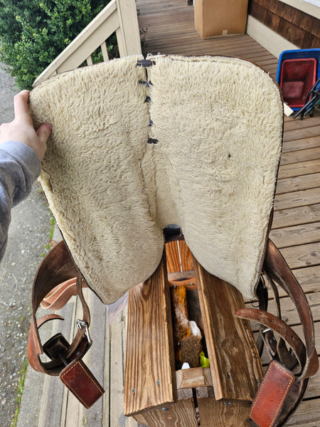 12.5" B Bar B western saddle