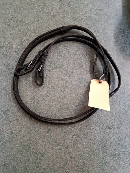 Tory Leather Rubber Grip Reins