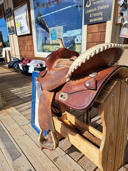 14" Billy Cook Barrel Racing Saddle