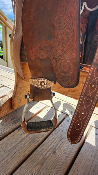 14" Martha Josey Cirlce Y  Barrel saddle