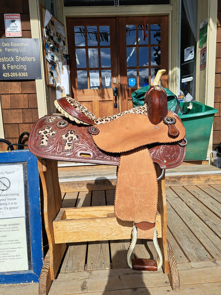 16" Tahoe Tack Barrel Racing Saddle