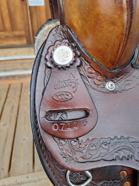 15" Simco Barrel Saddle