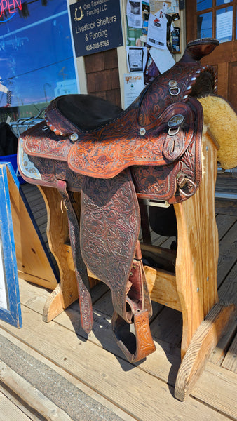 15" Vintage Circle Y Equitation Saddle