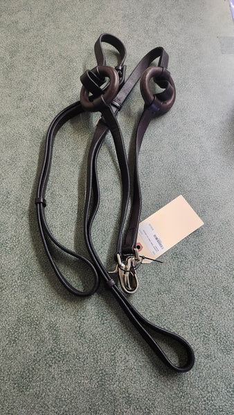 Leather Side Reins W/ Donuts