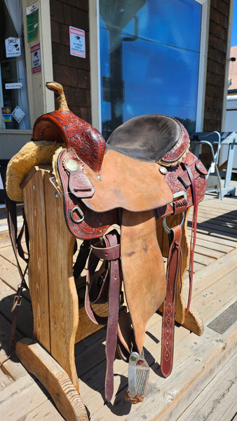 15" Rico Barrel Racing Saddle