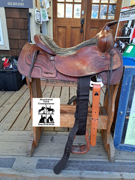 14.5" Hereford Tex Tan Western Saddle