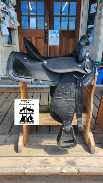 ON TRIAL 16" Synthetic Western Saddle