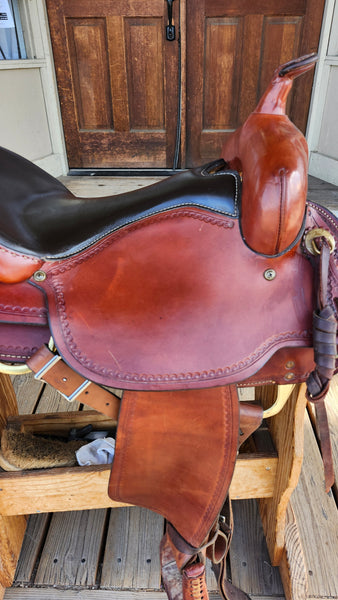16" Crates Round Skirt Western Trail Saddle