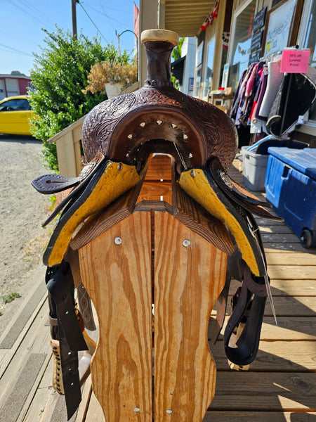 16" Silver Royal Jackpot All Around Roping Saddle