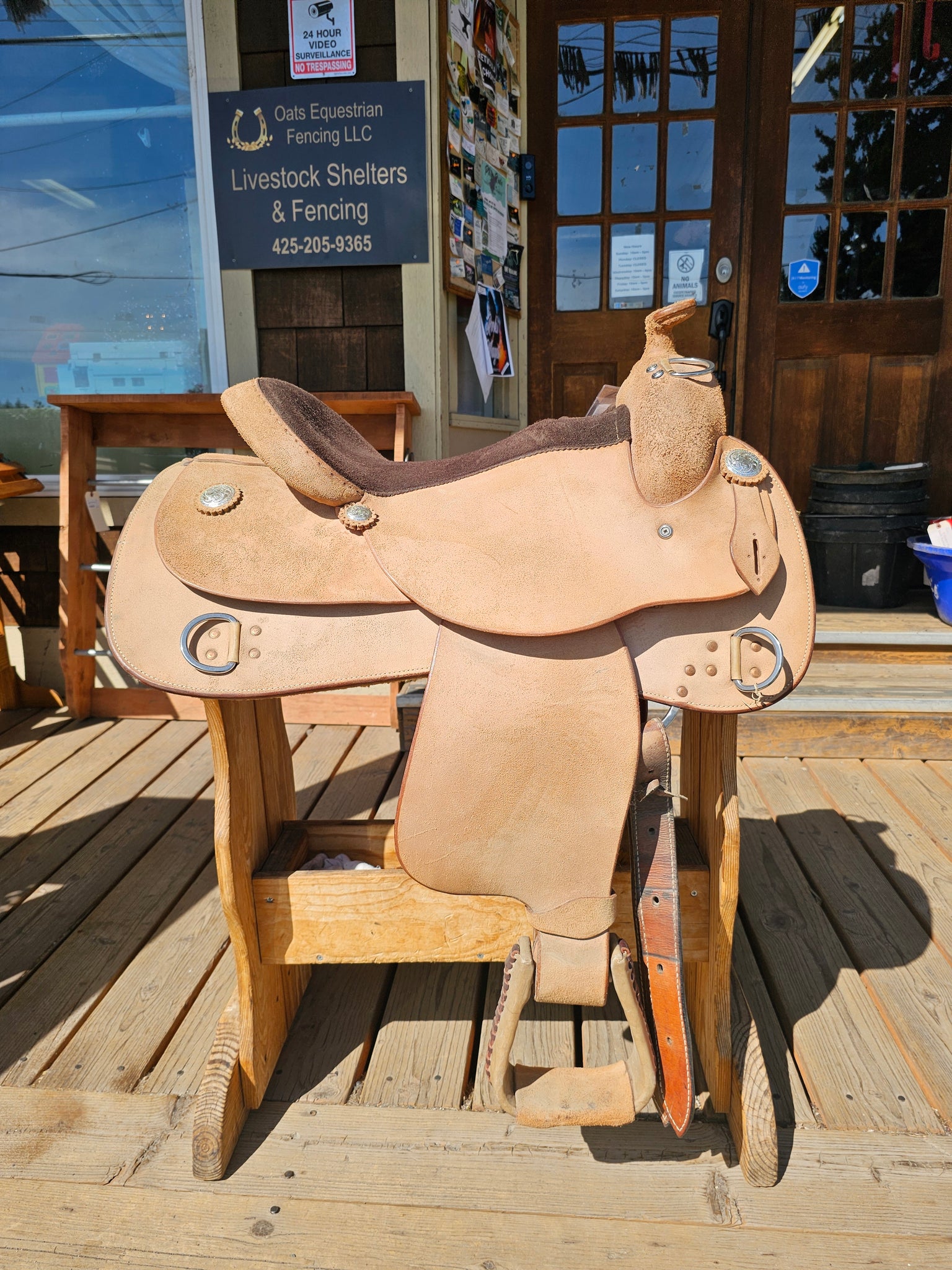 16" RS Saddlery Roughout Training Saddle