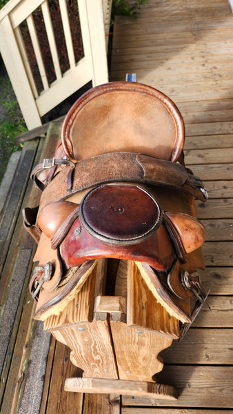 15.5" Adobe Walls Wade Ranch Roper Saddle