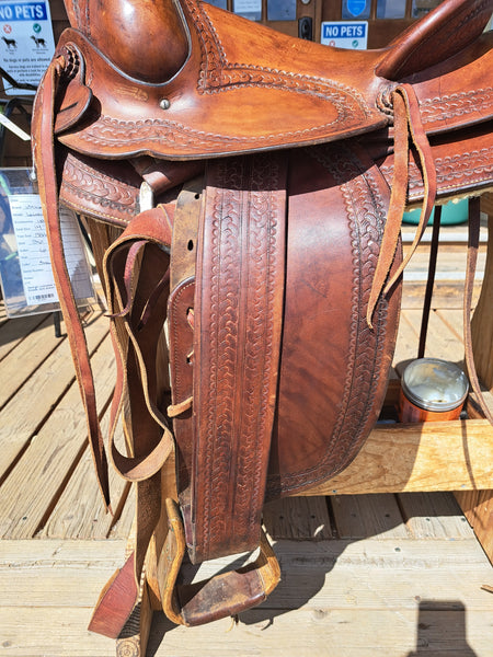 14" George Lawrence Vintage Ranch Saddle