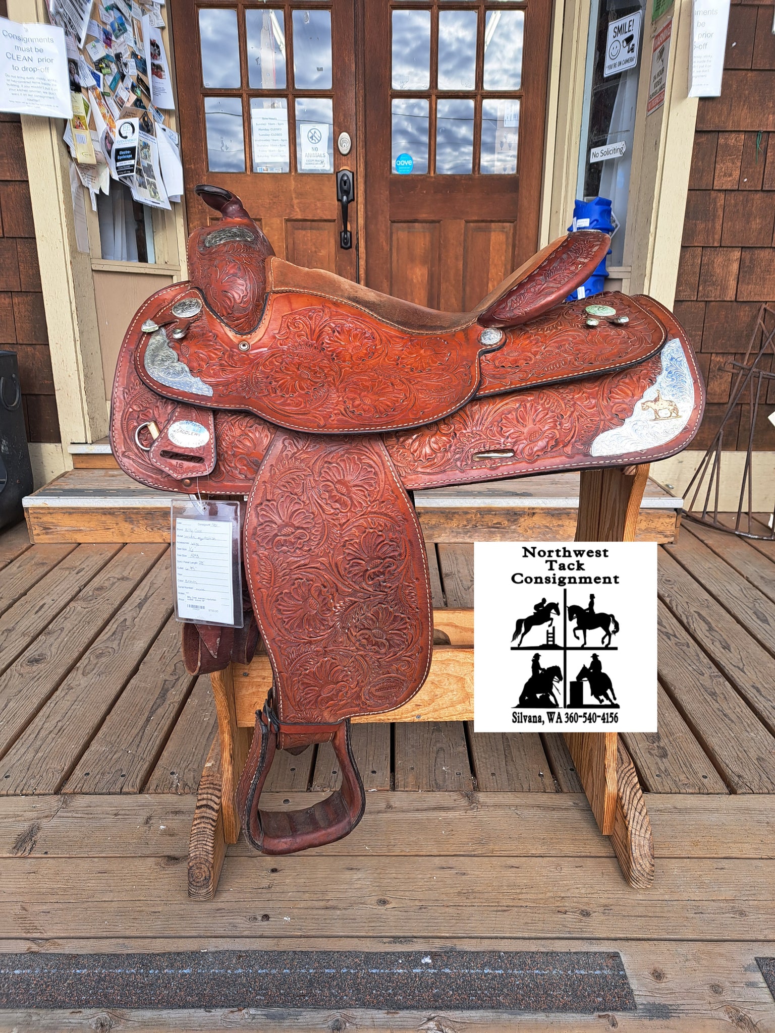 16" Billy Cook Western Equitation Saddle