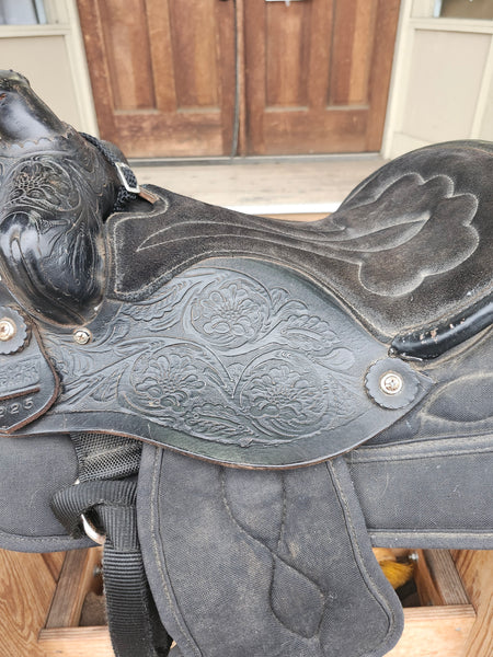 12" Big Horn Synthetic Pony Saddle