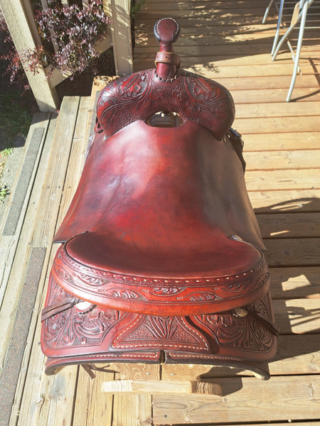 16" Rocking R Cutting Saddle