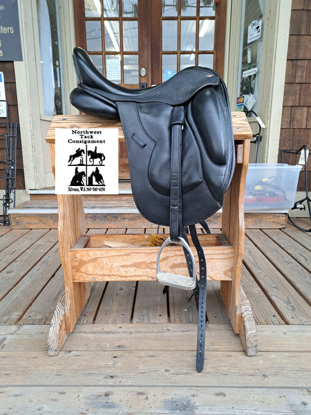 17" Lazer Monoflap Dressage Saddle