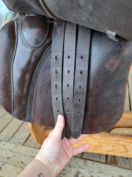 16" DM Jumping Saddle - Draft Tree