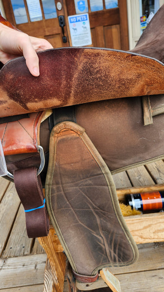17" Fabtron Draft Horse Saddle