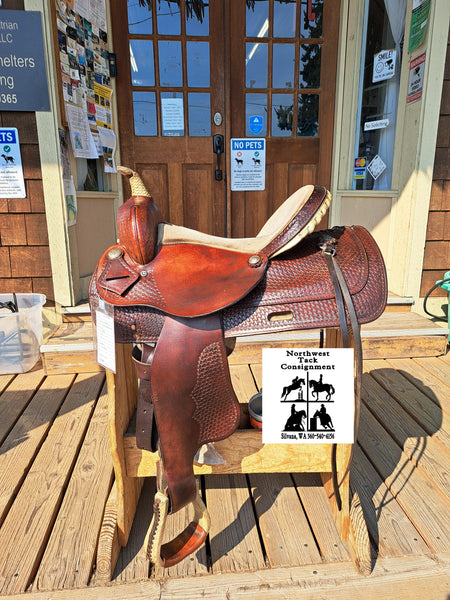 16" Barrel Racing Saddle