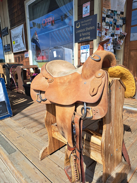16" Sergeant's Texas Classic Roughout Work Saddle